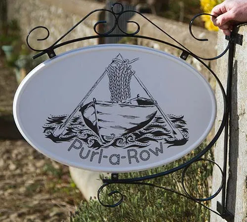 The sign panel can be painted. Floral Classic Projecting Sign