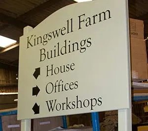 Tricoya board - strong & durable Large Painted Sign Boards