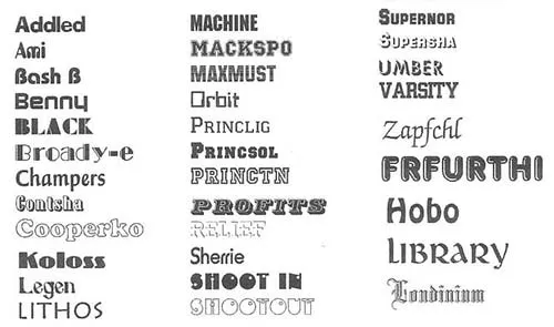 More Fonts