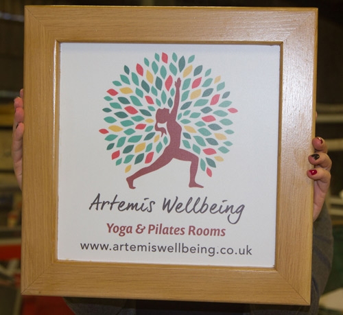 Oak Framed Sign - Full Colour Sign 