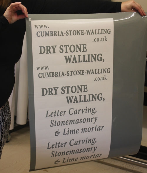 Self Adhesive Vinyl Lettering 