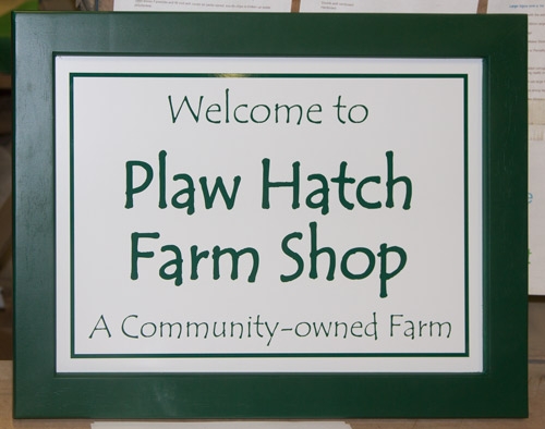 Wooden Framed Sign