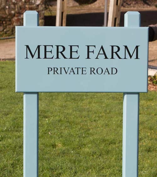 Painted Entrance Sign 