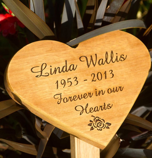 Wooden Heart Memorial  