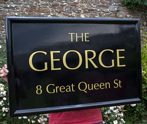 Simple but Effective Fibreglass Sign