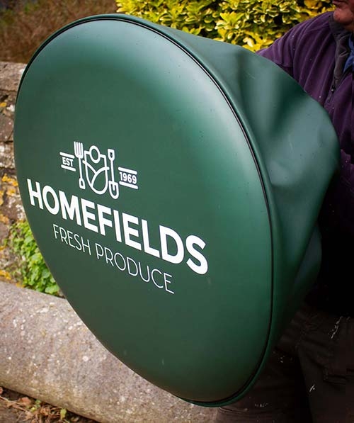 Green Wheel Cover with a Green Skirt 