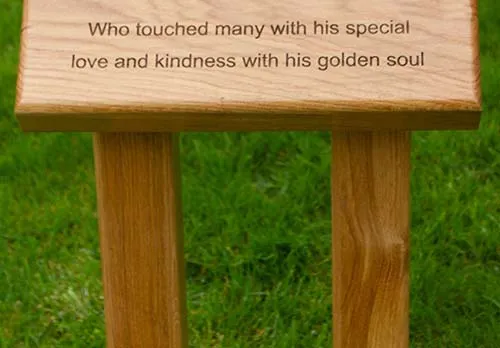 These posts can be 70mm x 70mm or 95mm x 95mm Two Posts on Large Memorials