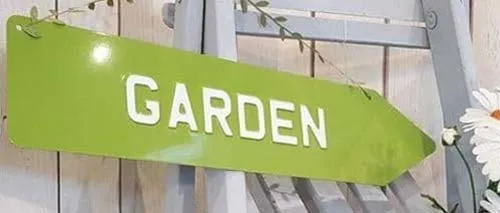 Good value for money but limited in sizes. Embossed Aluminium Directional Arrow