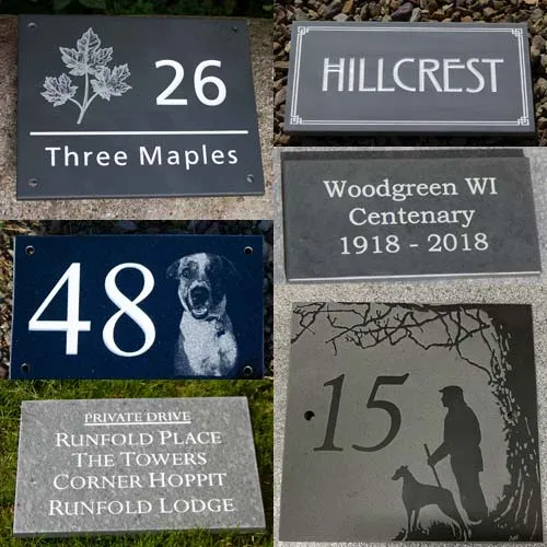 Stone Signs, Slate Signs, Granite Signs