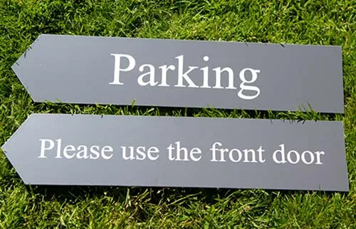 Ideal for events and perminant signage. Aluninium Composite Arrows