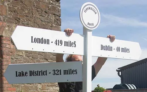 These can be painted or natural wood. Finger Post Direcional Signs