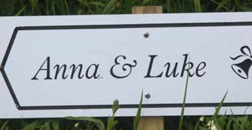 This material makes excellent directional signage Recycled PVC Arrow Sign