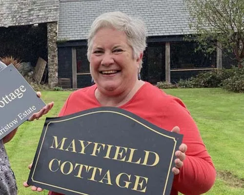 Jackie is the person who will be the one you usually hear on the phone. Jackie Morrison