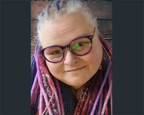 Louise looks after the wood and stone departments Louise