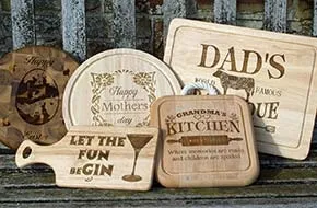 A good range of personalised gifts