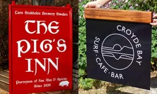 Hanging signs for home and business