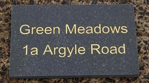 Made to Order Granite Signs and Memorials Granite House Sign