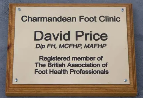 Standard engraved brass plaque on a backing board. Standard Brass Plaque