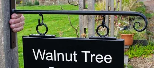 We have a large range of wroght irom sign brackets. Wrought Iron Sign Bracket