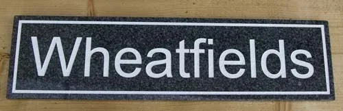 These granite signs and memorials are excellent value for money. Standard Size Granite Signs & Memorials