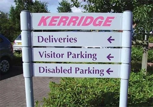 Aluminium is ideal for these double sided sign. Double Sided Aluminium Signs