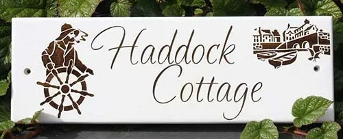 Painted & Laser Etched Sign