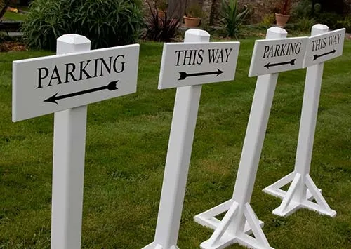 Painted Free Standing Signs