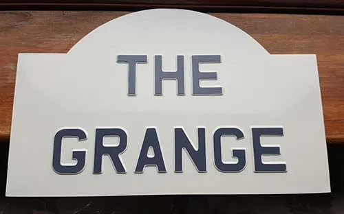 Embossed aluminium for long lasting house signs Metal House Sign