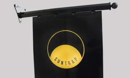 This bracket can be purchased with or without sign panel. Basic Projecting Sign Bracket