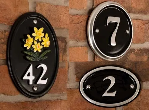 Low maintenance house numbers. Aluminium House Numbers