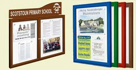 These are our best selling range of outdoor notice boards 30mm Outdoor Notice Board